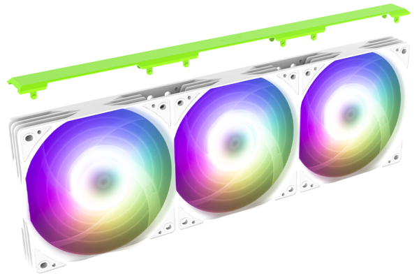 Фото Zalman CPU Liquid Cooler 360mm, white