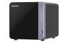 Фото QNAP SMB QC 2GhzCPU/4Gb/upto 4HDD, up to 20 with TL-D1600S/SATA(3,5" 2,5")/ 2xUSB3.2/1xHDMI/1xExp.slot/2x2,5Gb 2x10Gb(SFP+)/iSCSI/1xPS/2YW