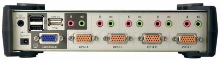 Фото ATEN 4-Port PS/2-USB VGA/Audio KVMP™ Switch with OSD