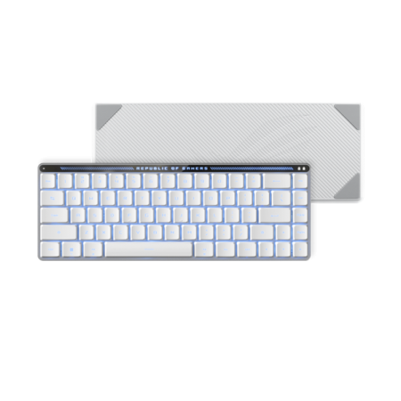 Фото ASUS M603 FALCHION RX LP, 2.4 GHz RF, Bluetooth, 65%, PBT, RGB, White