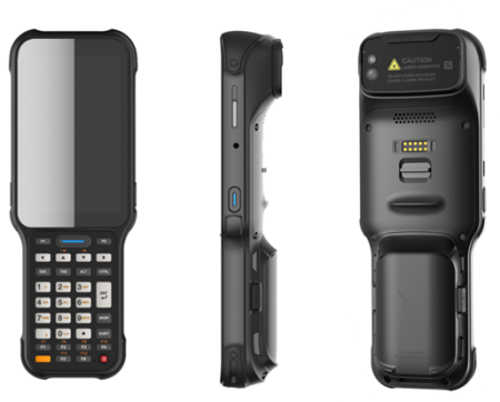 Фото Bluebird EK430 Long Range; Qualcomm, Android 10, GMS, WWAN, 4.3", 4GB, 32GB, SE4850, 5MP, 13MP, Hot Swap, 6800mAh Battery, NFC, 1 Nano SIM, Micro SD Slot, IP65, 34 w/ F-Keys, USB-C, RUBBER BOOT