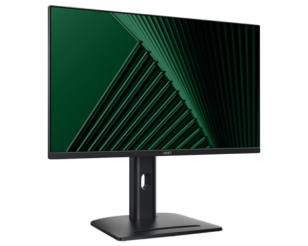 Фото MSI PRO MP275PG 27" 16:9 FHD(1920x1080), IPS Flat, 1ms(MPRT), 1300:1, 100M:1, 300nits, 178/178, HDMI 1.4b, DP 1.2a, VGA, Speaker, Tilt, Swivel, Height, Pivot, 100HZ, Black, 1y war-ty