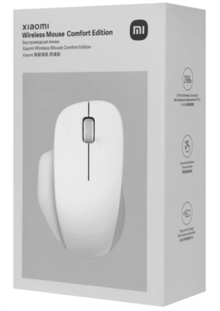Фото Xiaomi Wireless Mouse Comfort Edition, 1200dpi, silent, White