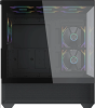 Фото Accord ACC-EL1B TG black w/o PSU ATX 2xUSB2.0 1xUSB3.1 audio bott PSU