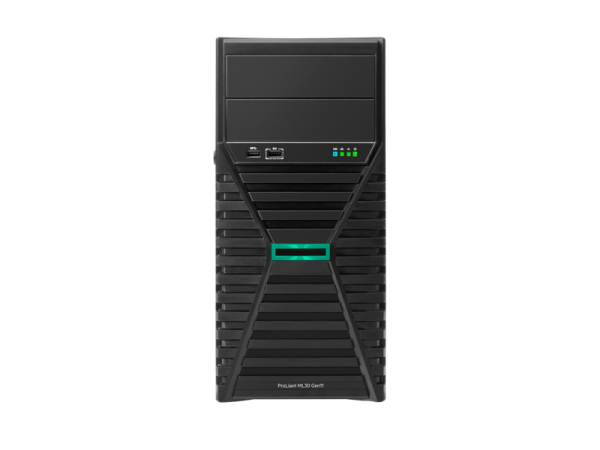 HPE ProLiant ML30 Gen11 6325P 3.5GHz 4c 1P 1x32GB-U 8SFF 2x480GB SSD 1x1000W PS EU Server