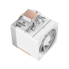 Фото Ocypus Delta A62 EX WH Digital, 2x120mm ARGB FAN, Top Display Panel, 6 HEAT PIPES, 4-PIN PWM, 600-1800 RPM, 31DBA, HYDRO BEARING, LGA115X/1200/1700/18XX, AM4/AM5