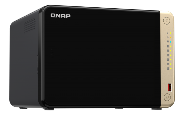 Фото QNAP SMB QC 2GhzCPU/8Gb/upto 6HDD, up to 22 with TL-D800C/SATA(3,5" 2,5")/ 2xUSB3.2 2xUSB2.0/1xHDMI/1xExp.slot/2x2,5Gb/iSCSI/1xPS/3YW TS-664-8G-EU-RU