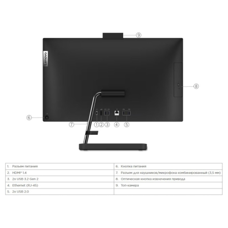 Фото Lenovo IdeaCentre AIO 3 24IAP7 23.8" (F0GH017HRK)