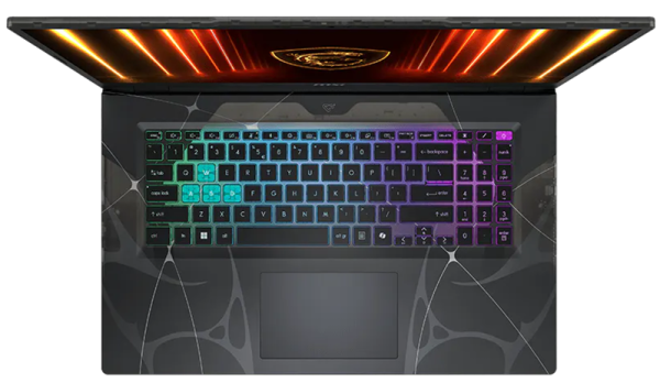 Фото MSI Cyborg A17 AI B2HWFKG AMD Ryzen 7 260 17.3" FHD (1920*1080),144Hz DDR5 16GB (8GB*2),1TB SSD,NV RTX 5060 (8GB GDDR7),55.2Whr,2,5kg,Dos,1y,Translucent Black
