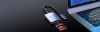 Фото Netac Flash card reader WK12, USB3.0 Type-C to mSD/SD (repl. NT09WK12-30GR)
