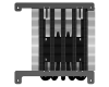Фото ID-COOLING IS-50X V3 LGA1700/1200/115X/AM5/AM4 низкопрофильный высота 56mm (27шт/кор, TDP 130W, PWM, 5 тепл.трубки прямого контакта, FAN 120mm, черный) BOX