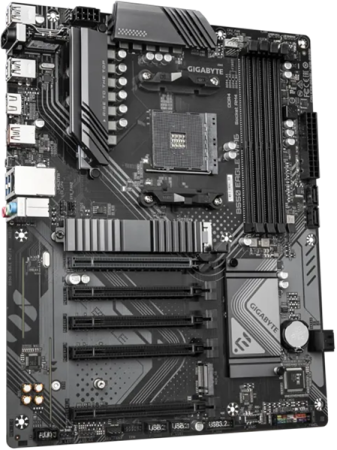 Фото GIGABYTE B550 EAGLE WIFI6, AM4, B550, 4*DDR4, 4*SATA, 2*M.2, 1*USB 3.2, 4*USB 2.0, Type-C, 1*PCIx16, 4*PCIx1, HDMI, mATX