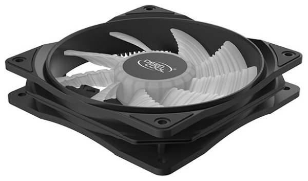 Фото DEEPCOOL RF120B 120x120x25мм (96шт./кор, LED Blue подсветка, 1300об/мин) Retail (DP-FLED-RF120-BL)