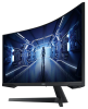 Фото Samsung 34" Odyssey G5 C34G55TWWI VA curved 21:9 3440x1440x165Hz 1ms 2500:1 250cd 178/178 HDMI DP HDR FreeSync Premium VESA Black 2 years