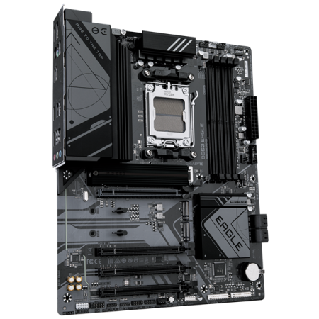 Фото GIGABYTE B650 EAGLE, AM5, B650, 4*DDR5, 4*SATA, 3*M.2, 2*USB 3.2, 6*USB 2.0, Type-C, 4*PCIx16, DP+HDMI, ATX