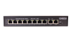 Фото OSNOVO SW-20820(120W) PoE коммутатор Fast Ethernet на 10 RJ45 портов. Порты: 1 x FE (10/100Base-T) с PoE (до 60W, A+B) + 7 x FE (10/100Base-T) с PoE (до 30W), 2 x GE (10/100/1000 Base-T). Соответствуе