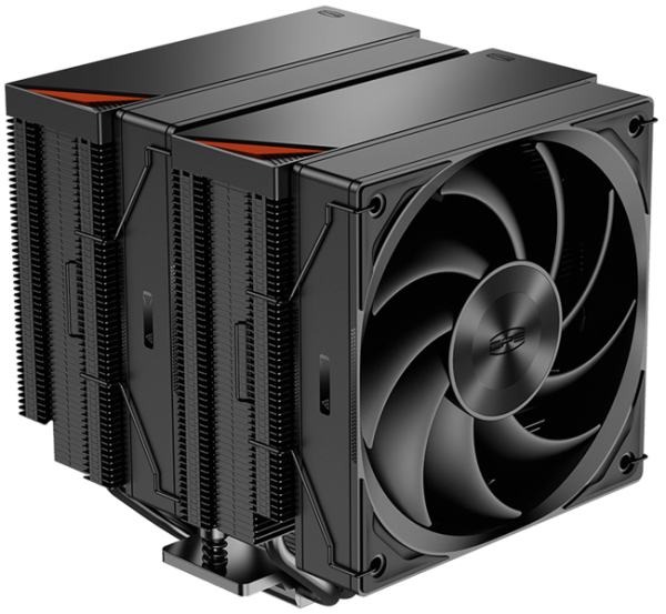 PCCooler RZ620 BK, 2x120mm FAN, 6 HEAT PIPES, 4-PIN PWM, 500-2200 RPM, 32 DBA, FDB BEARING, LGA 1851/1700/1200/115X, AMD AM5/AM4