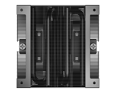 Фото ID-COOLING IS-53-XT BLACK LGA1851/1700/1200/115X/AM5/AM4 низкопрофильный высота 53mm (24шт/кор, TDP 95W, PWM, 4 тепл.трубок + медная база, FAN 92mm, черный) BOX