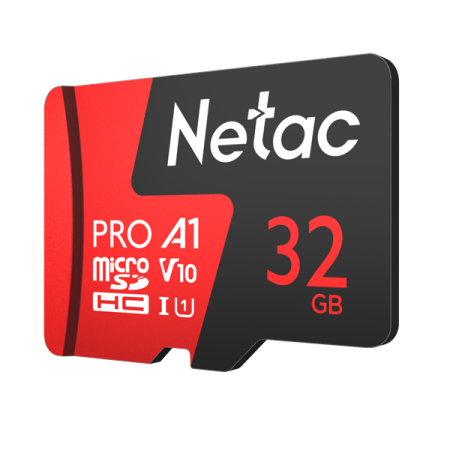 Фото Netac P500 Extreme PRO 32GB MicroSDHC V10/A1/C10 up to 100MB/s, retail pack card only