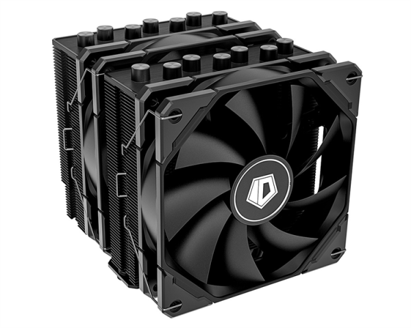 Фото ID-COOLING SE-207-XT ADVANCED LGA20XX/1700/1200/115X/AM5/AM4 (8шт/кор, TDP 280W, PWM, черный, 7 тепл.трубок + медная база, 2 x FAN 120mm) RET