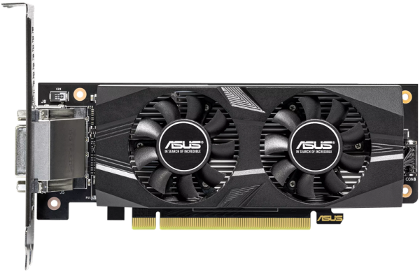 Фото ASUS RTX3050-O6G-LP-BRK//RTX3050 DVI HDMI DP 6G D6; 90YV0KQ0-M0NA00