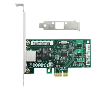 Фото LR-Link NIC PCIe x1, 1 x 1G, Base-T, Intel 82574 chipset (FH+LP)