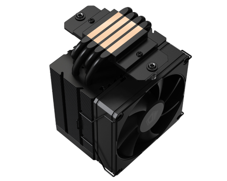 Фото ID-COOLING FROZN A400 BLACK LGA1700/1200/115X/AM5/AM4 (15шт/кор, TDP 180W, PWM, 4 тепл.трубки прямого контакта, FAN 92mm) RET
