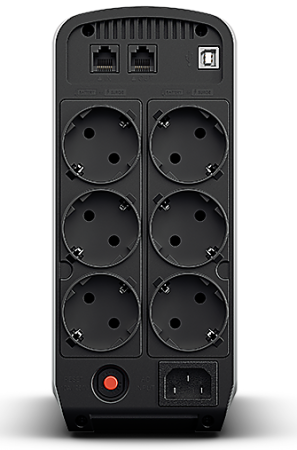 Фото Источник бесперебойного питания Cyberpower CP900EPFCLCD Line-Interactive 900VA/540W USB/RJ11/45 (6 EURO)