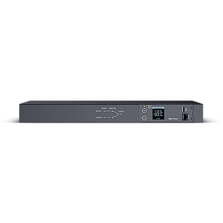 Фото ATS CyberPower PDU24005 Metered, 1U type, 16Amp, plug IEC 320 C20, (8) IEC 320 C13 (2) IEC 320 C19