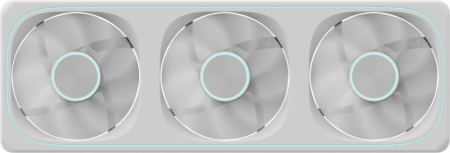 Фото Formula V Line AIR FUSION 3 WH, 360x120x28mm, ARBG 3pin + PWM 4pin, 500-1800 RPM, 34.95 DBA MAX, HYDRO BEARING