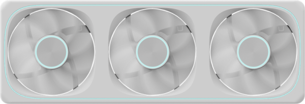Фото Formula V Line AIR FUSION 3 WH, 360x120x28mm, ARBG 3pin + PWM 4pin, 500-1800 RPM, 34.95 DBA MAX, HYDRO BEARING