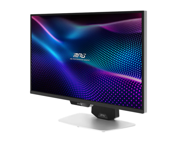 Фото MSI MPG 274URDFW E16M 27" 16:9 UHD(3840x2160) Rapid IPS Flat, 0.5ms(GTG), 1000:1,100M:1,400nits, 2xHDMI, DP, USB-C, 2xUSB-A, USB-B, Tilt,Swivel,Height,Pivot,VESA,UHD:160Hz,FHD:320Hz,White,1y w-ty