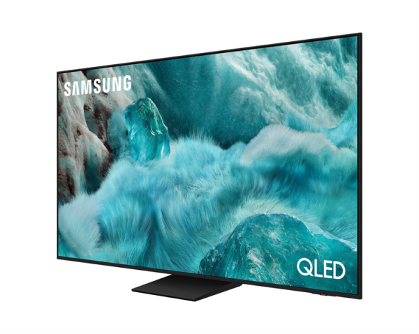 Фото Samsung QLED TV QE55Q7F5AUXRU, 55', QLED, 4K 3840x2160, 60Hz, Tizen Smart TV, 20W, Tuner (DVB-T2/C/S2, PAL,SECAM), HDMI, USB, CI+, Wi-Fi, BT, LAN, Black