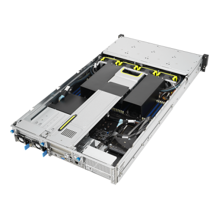 Фото ASUS RS720-E11-RS24U 2U, 2xLGA4677, 32 DIMM DDR5, 24x 2.5"(12x NVMe+12x NVMe/SATA/SAS* hs), 2 x M.2 slot 2280, 2x10Gbe RJ45, 1 dual-slot GPU, 8 slots PCIe 5.0, 1x OCP 3.0*, 2x2600W
