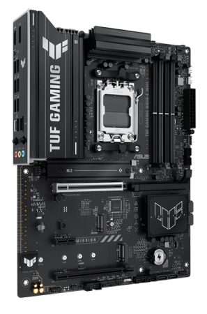 Фото ASUS TUF GAMING B850-E WIFI, AM5, B850, 4*DDR5, 4*SATA, 3*M.2, 4*USB 3.2, 3*USB 2.0, Type-C, 3*PCIx16, 1*PCIx1, DP+HDMI, ATX; 90MB1L20-M0EAY0