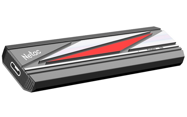 Фото Netac ZX20L 1TB USB 3.2 Gen 2x2 Type-C External SSD, R/W up to 2000MB/1800MB/s, with USB C to A cable and 20Gbps USB C to C cable, 5Y wty