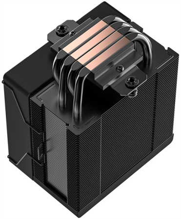 Фото ID-COOLING SE-904-XT ARGB BLACK LGA1851/1700/1200/115X/AM5/AM4 (16шт/кор, TDP 180W, PWM, 4 тепл.трубки прямого контакта, FAN 100mm, Addressable RGB LED) RET
