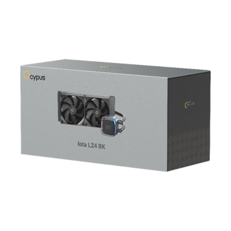 Фото Ocypus Iota L24 BK, 240mm, Display Pump, 2x120mm FDB fans, LGA115X/1200/1700/18XX, AM4/AM5