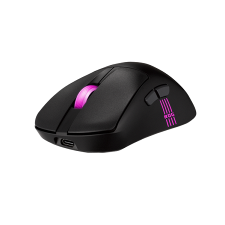 Фото ASUS ROG KERIS II ORIGIN, 54g, Wired, 2.4GHz RF, Bluetooth 5.1, 42K DPI sensor, 5 Programmable Buttons, Black
