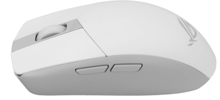 Фото ASUS ROG STRIX IMPACT III WIRELESS, 57g, 2.4GHz RF, Bluetooth, 36K DPI Sensor, 5 Programmable Button, White