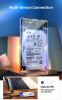 Фото Netac WH11 2.5 SATA to USB3.0 External HDD/SSD Case, Slide Transparent Cover, with USB3.0 A to B cable