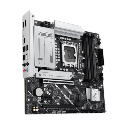 Фото ASUS PRIME B860M-A WIFI, LGA1851, B860, 4*DDR5, 4*SATA, 2*M.2, 2*USB 3.2, 4*USB 2.0, Type-C, 2*PCIx16, 1*PCIx1, 2*DP+HDMI, mATX; 90MB1JY0-M0EAY0