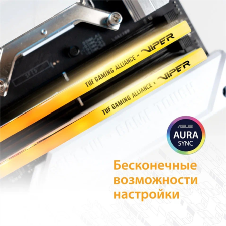 Фото Patriot Viper ELITE 5 RGB DDR5 DIMM 32GB 6000MHz KIT TUF GAMING 2*16GB CL36 36-36-36-76 1.35V