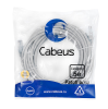 Фото Cabeus PC-UTP-RJ45-Cat.5e-10m-LSZH Патч-корд U/UTP, категория 5е, 2xRJ45/8p8c, неэкранированный, серый, LSZH, 10м