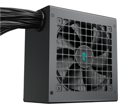 Фото Deepcool GAMERSTORM PN1000D (ATX 3.1, 1000W, PWM 120mm fan, Active PFC, 80+ GOLD, Active PFC + Full Bridge SRC LLC + DC/DC, Gen5 PCIe) RET (R-PNA00D-FC0B-WGEU-V2)