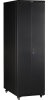 Фото Шкаф 19 Business, 42U 800x1200, черный, передняя дверь стекло, задняя дверь распашная металл