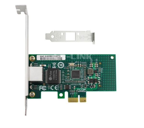 Фото LR-Link NIC PCIe x1, 1 x 1G, Base-T, Intel I210 chipset (FH+LP)