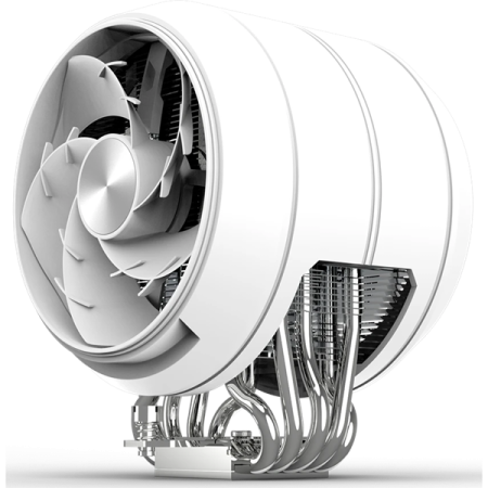 Фото ZALMAN ZET5 WHITE, 5 HEAT PIPES, 4-PIN PWM, 600-2000 RPM, 30.4 DBA MAX, HYDRO BEARING, FULL SOCKET SUPPORT