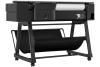 Фото HP DesignJet T850 MFP (p/s/c, 36",4color,2400x1200dpi,2Gb,25sppA1, 90 A1 p/hr, max roll d 100mm, GigEth/Wi-Fi,stand,media bin,rollfeed,sheetfeed,tray50 (A3/A4),autocutter,black, repl. F9A30D)