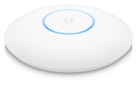 Фото Ubiquiti Access Point WiFi 6 Pro Indoor, dual-band WiFi 6 access point that can support over 300 clients with its 5.3 Gbps aggregate throughput rate.